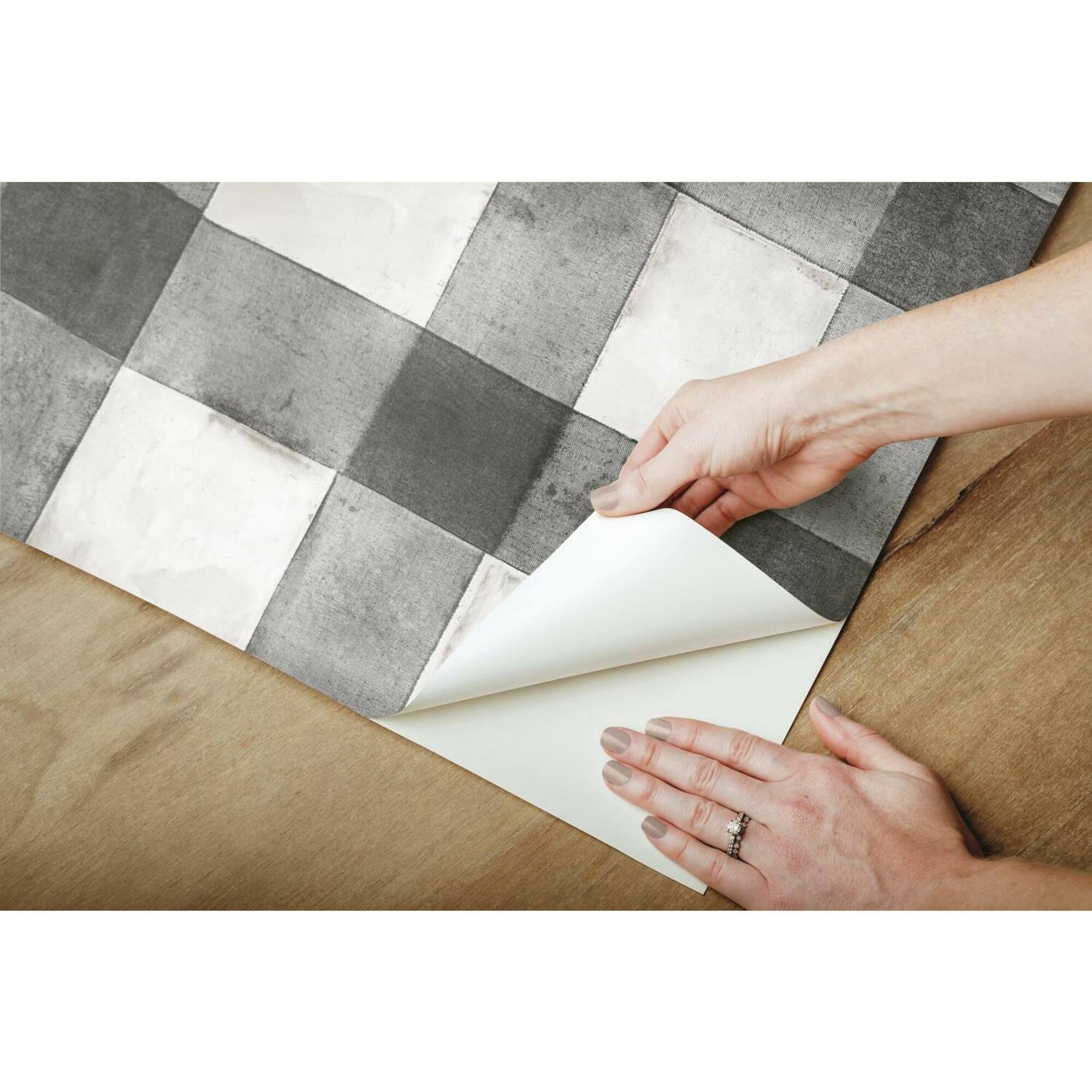 RoomMates Buffalo Plaid Peel & Stick Wallpaper